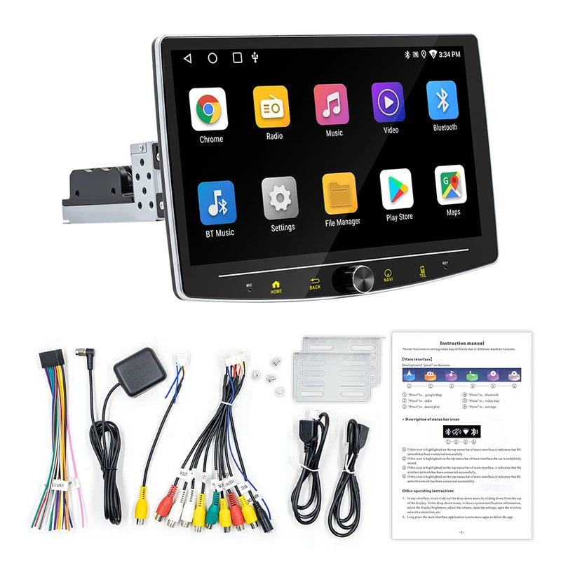 10" bildator med Apple CarPlay och Android Auto. Passar 1-DIN, enkel att installera. Ger din gamla bil modern funktion som Spotify, kartor och handsfree â utan krĂ„ngel.